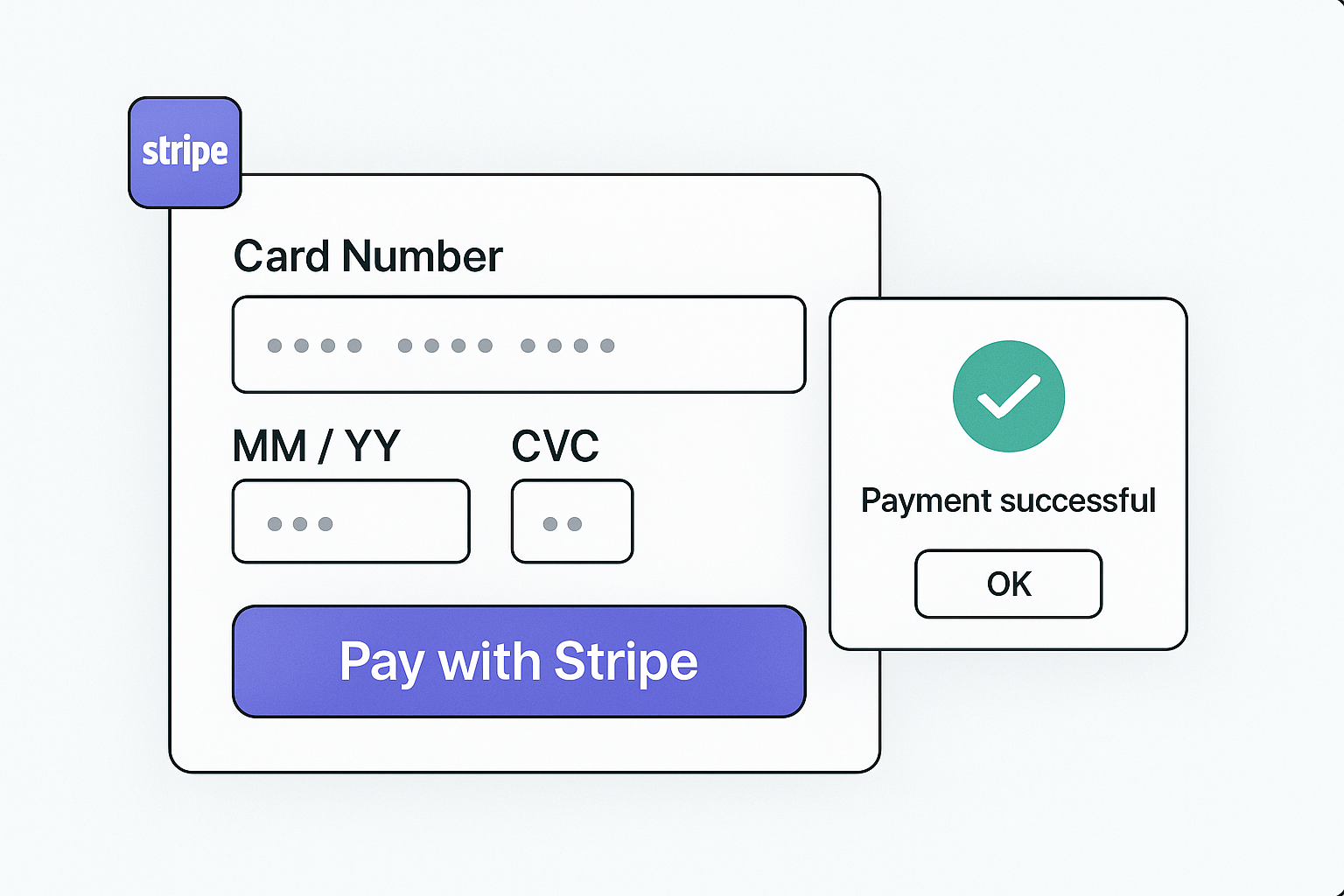 Stripe payment illustration